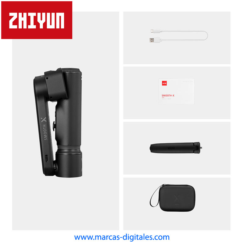 Zhiyun Smooth X Combo Gimbal Estabilizador para Smartphone Negro